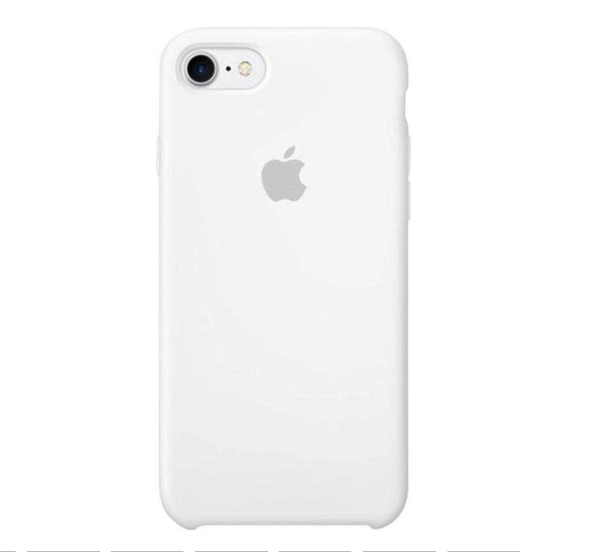Apple silicone case iPhone 7 / 8 / SE 2020 wit Top Merken Winkel